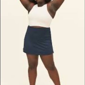 Girlfriend Collective Midnight navy sport skort